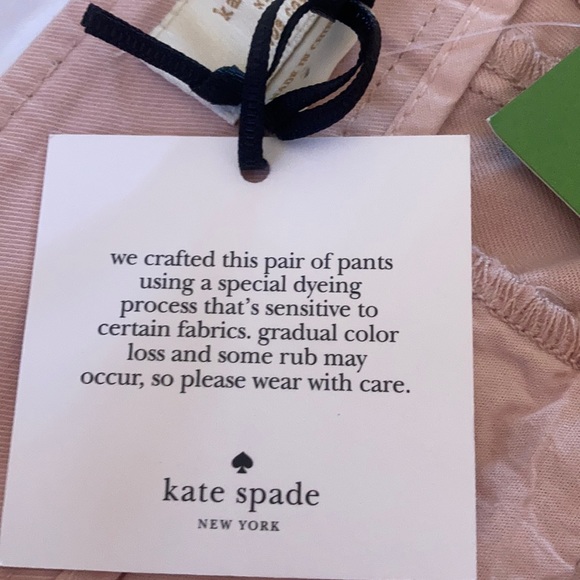KATE SPADE SLIM STRAIGHT CHINO PANTS. - Picture 7 of 14